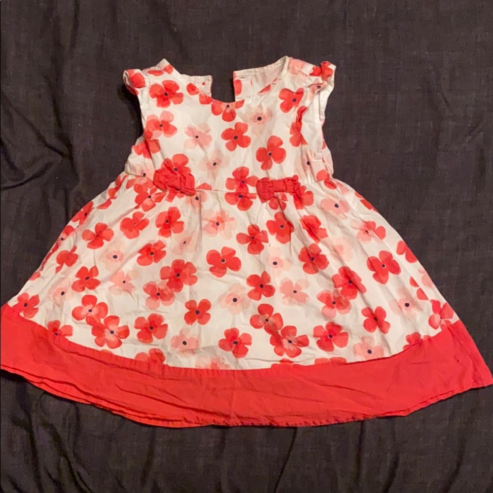 Pink flowery dress